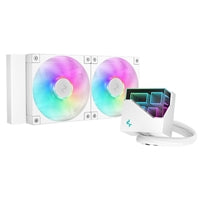 DeepCool LT240 240mm AIO Liquid CPU Cooler White ARGB DeepCool LT240 240mm AIO Liquid CPU Cooler White ARGB